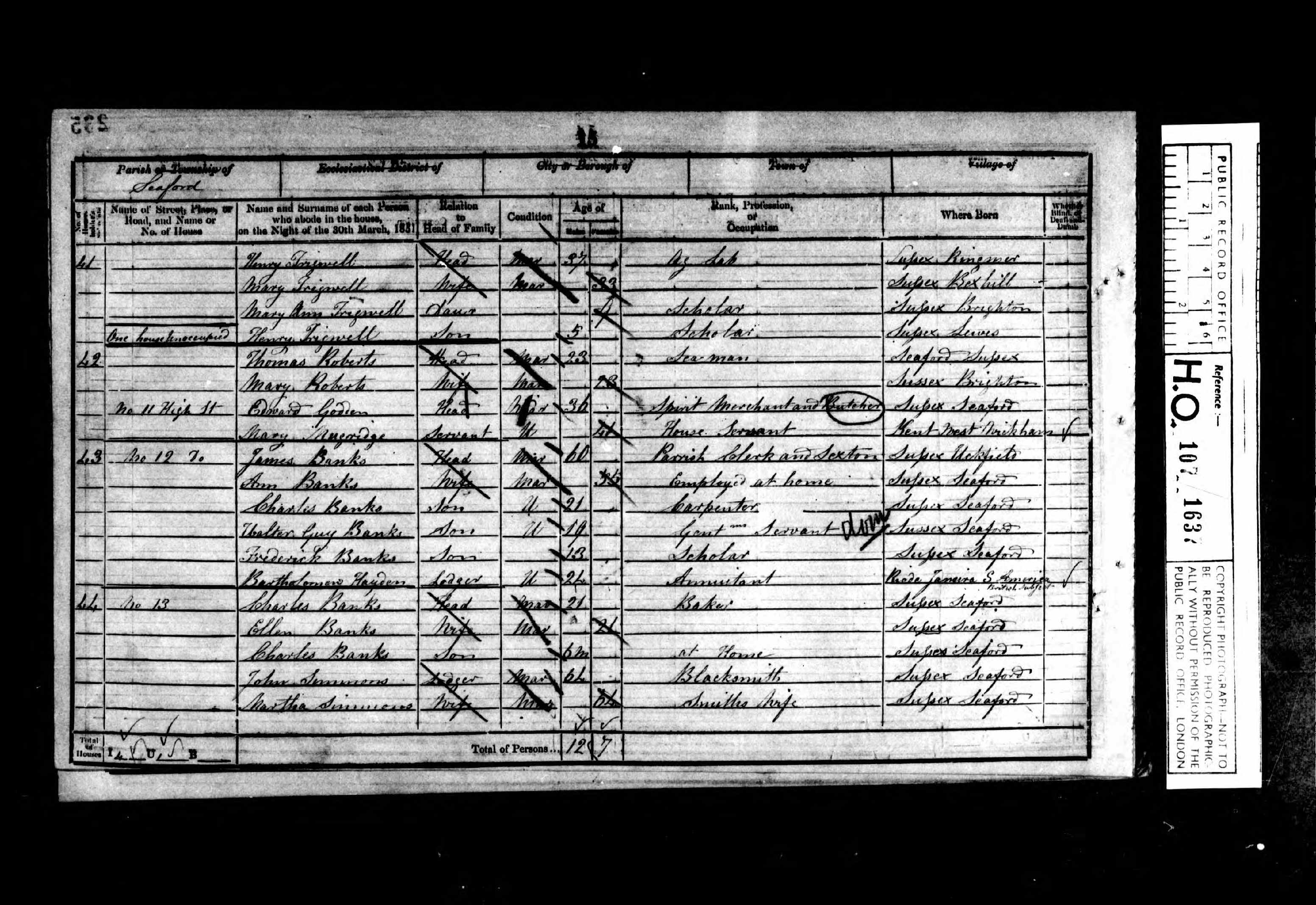 1851 England Census