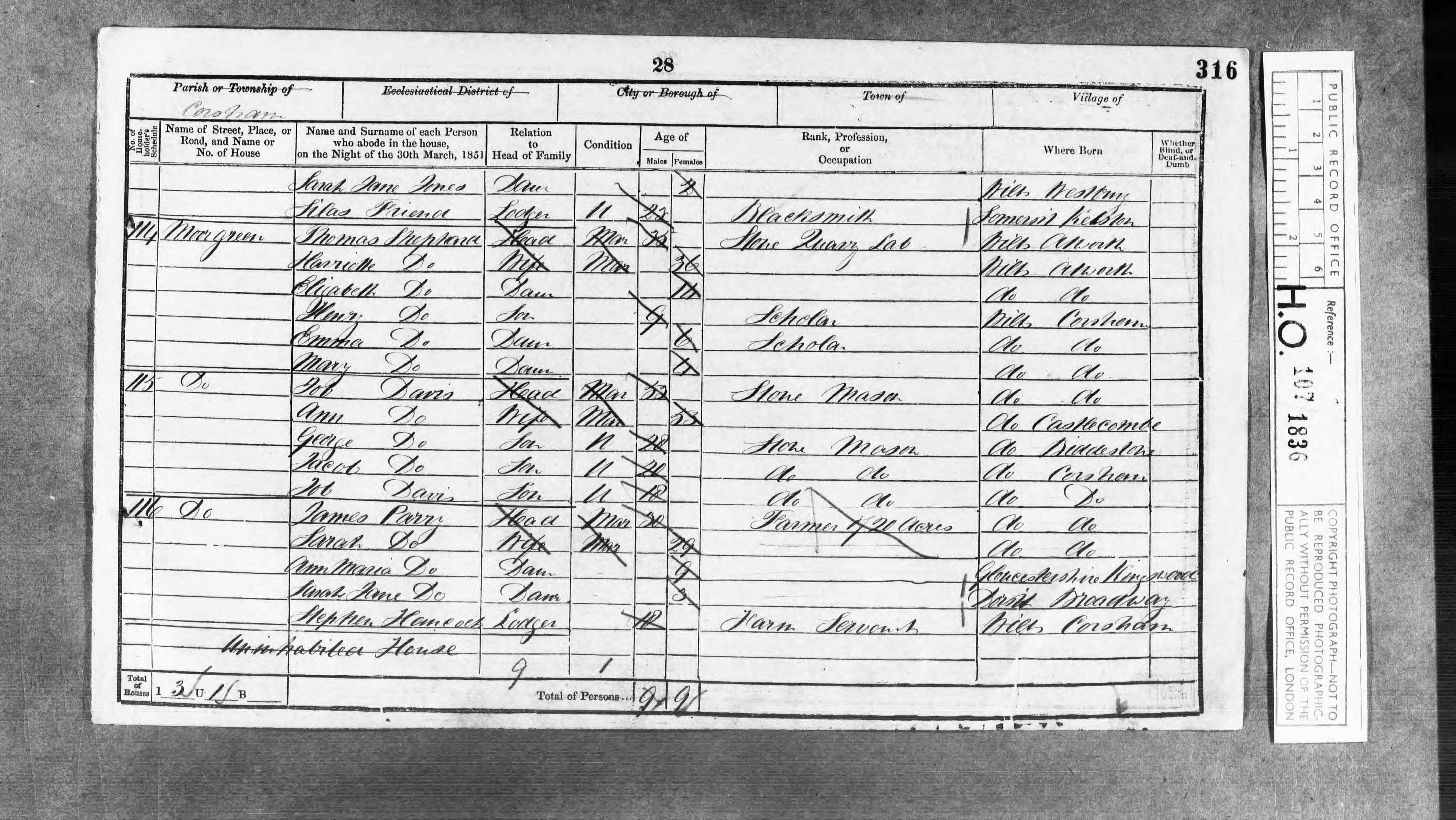 1851 England Census