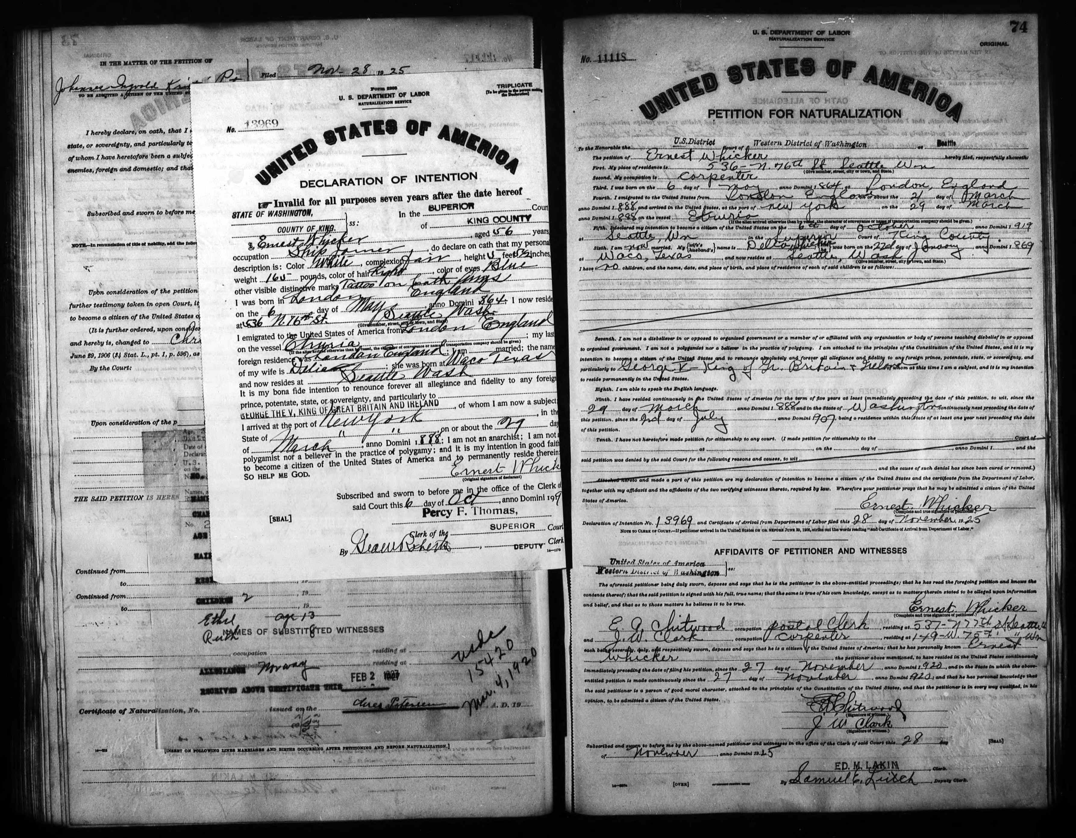 U.S., Naturalization Records, 1840-1957