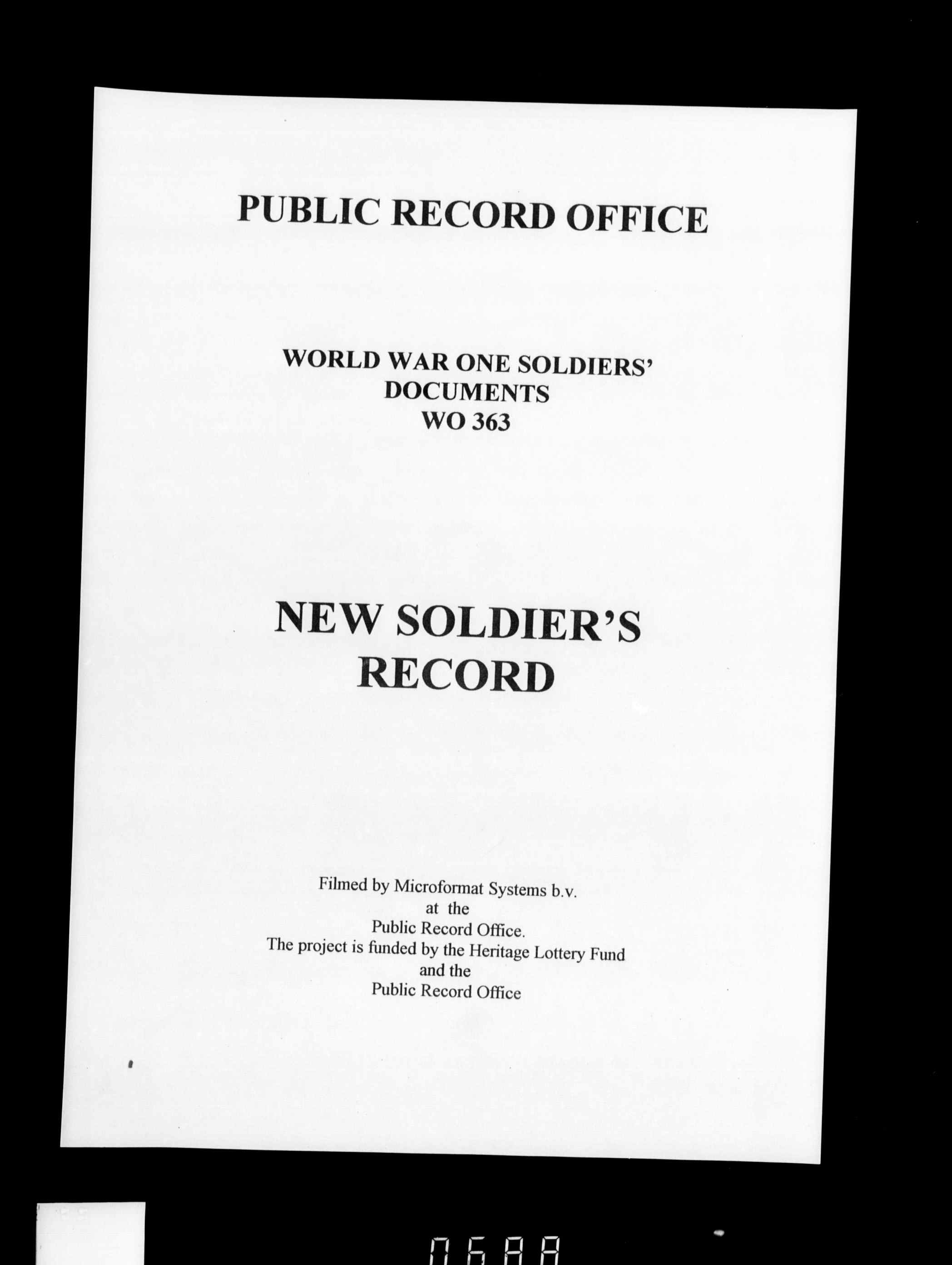 UK, British Army World War I Service Records, 1914-1920